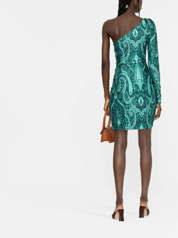 etro one shoulder dress