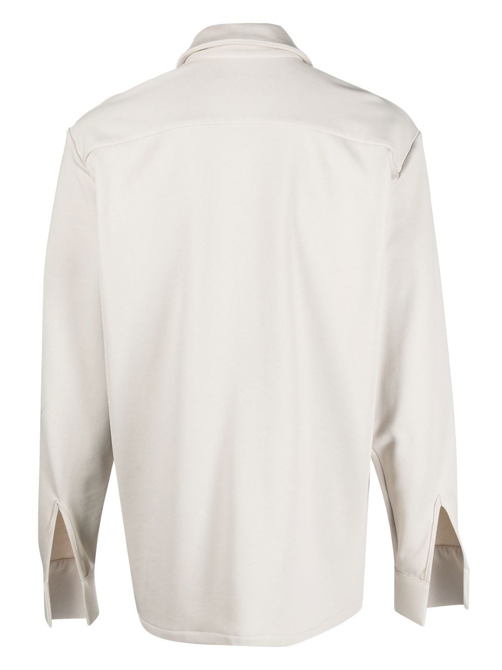 Image 2 of STYLAND x notRainProof open-front cotton shirt jacket