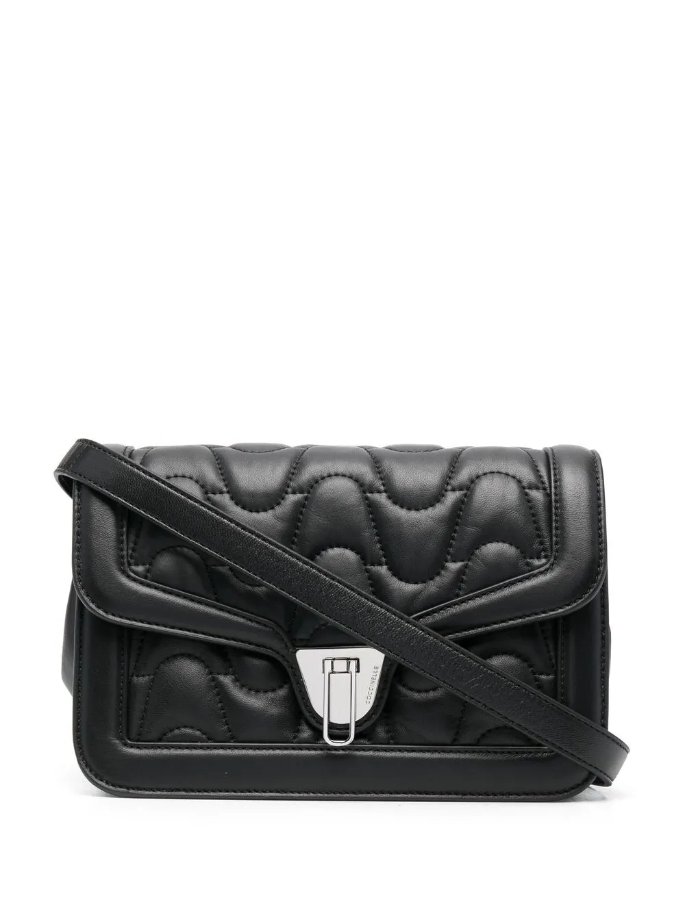 

Coccinelle quilted leather shoulder bag - Black