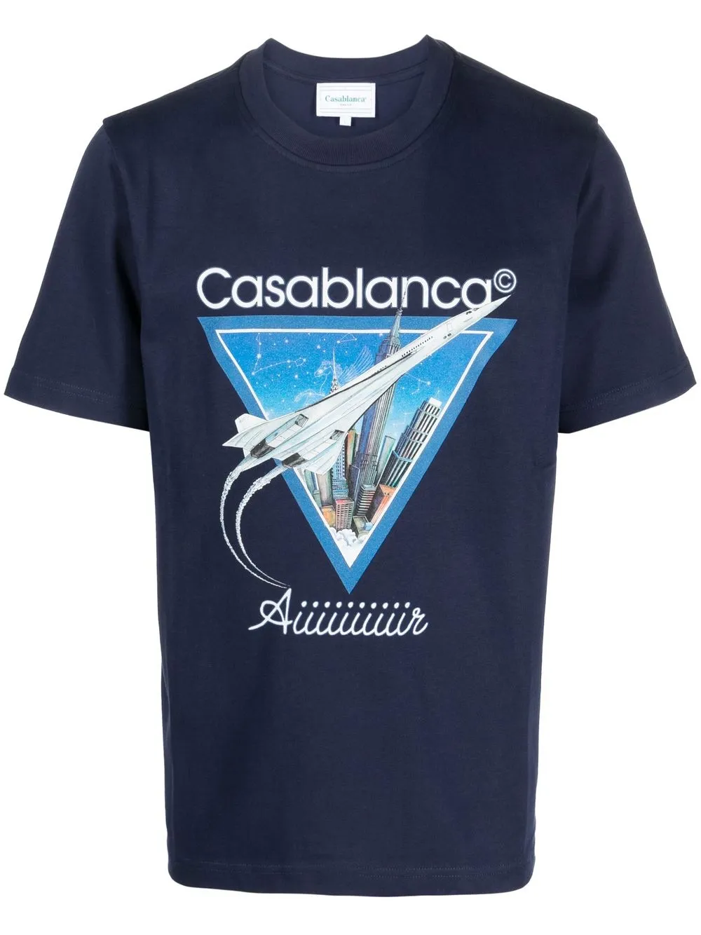 

Casablanca playera con estampado Casa Way - Azul