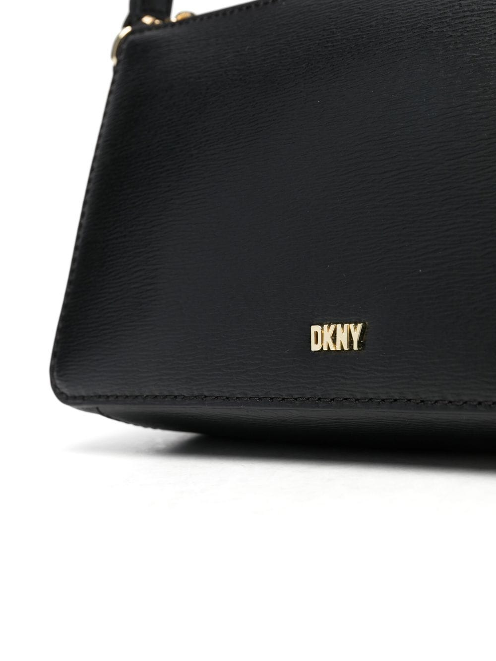 DKNY Irina Logo-plaque Faux-leather Cross-body Bag in Black