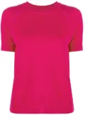 Barrie short-sleeved cashmere top - Pink