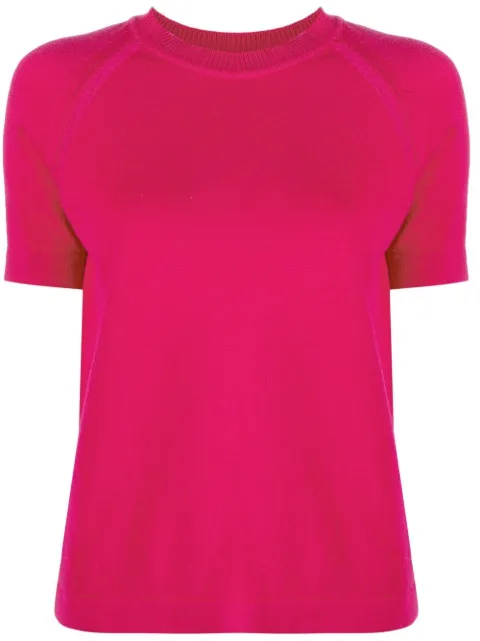 Barrie short-sleeved cashmere top