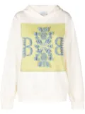 Barrie logo-patch cotton hoodie - Neutrals