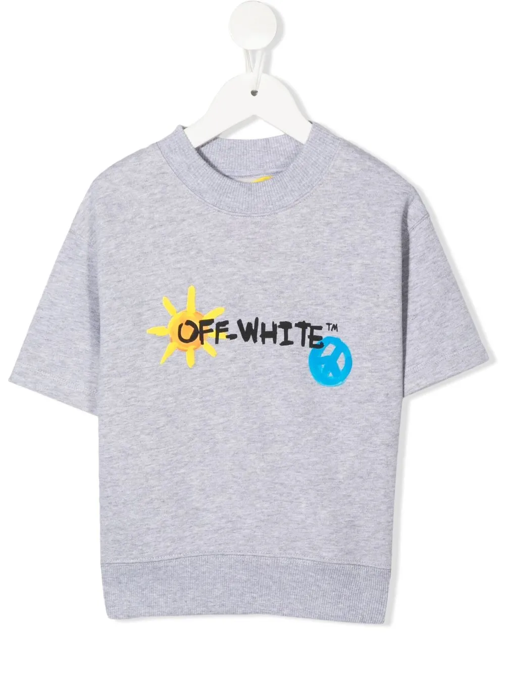 

Off-White Kids logo-print cotton T-shirt - Grey