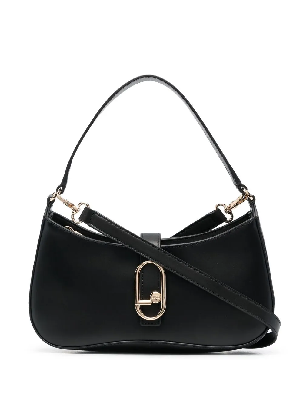 

LIU JO logo-plaque shoulder bag - Black