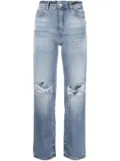 PINKO straight-leg ripped jeans - Blue