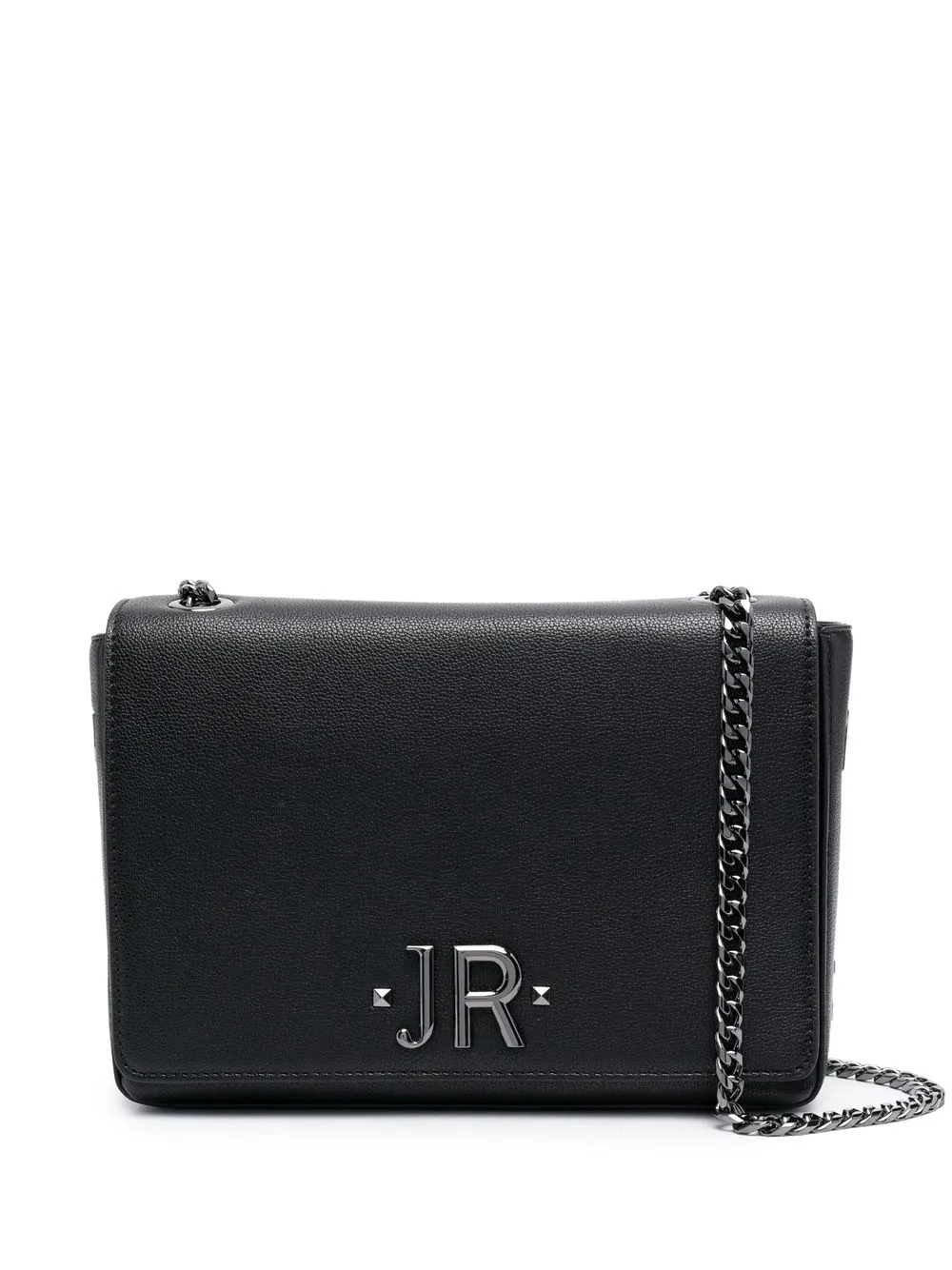 

John Richmond logo-lettering shoulder-bag - Black