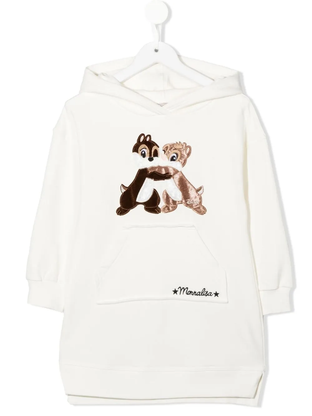 

Monnalisa vestido Chip 'n' Dale - Blanco