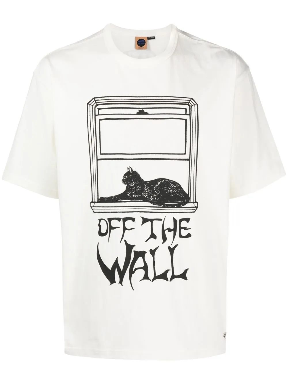 

Vans playera con estampado Off The Wall - Blanco
