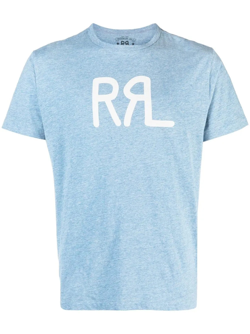 

Ralph Lauren RRL logo print crew-neck T-shirt - Blue