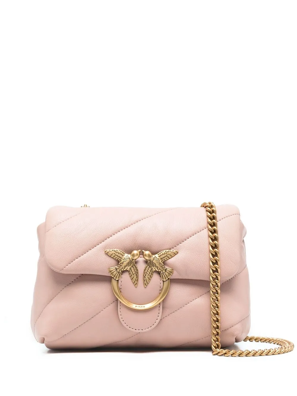 

PINKO bolsa de hombro con motivo Love Birds - Rosado