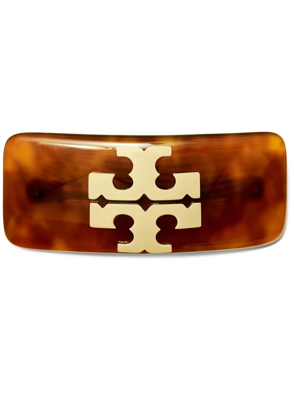 Tory Burch Kira ヘアクリップ - ブラウン Tory Burch Kira ヘアクリップ - ブラウン