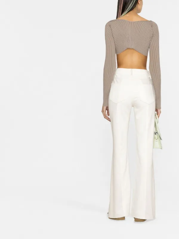 Jacquemus La Maille Pralu Cropped Cardigan | Neutrals | FARFETCH