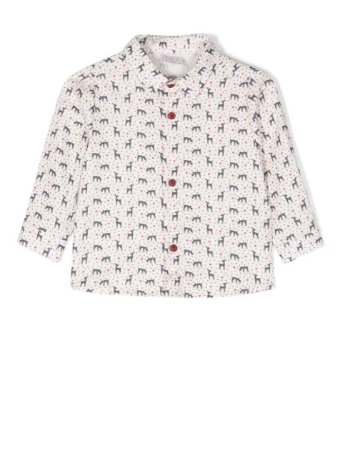 Paz Rodriguez graphic-print long-sleeve shirt