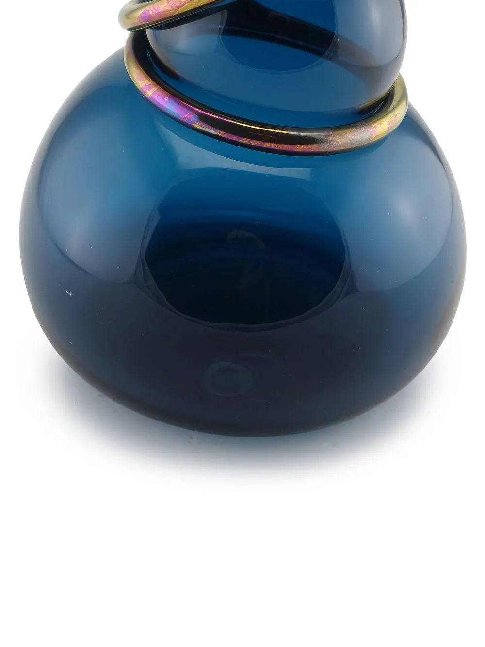 Double Ring Glass Vase
