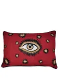 Les-Ottomans eye-motif embroidered cushion