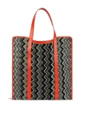 Missoni Home Keith zigzag-print tote bag - Black
