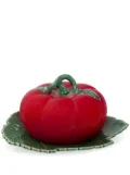 Bordallo Pinheiro 'Tomate' butter-dish - Red