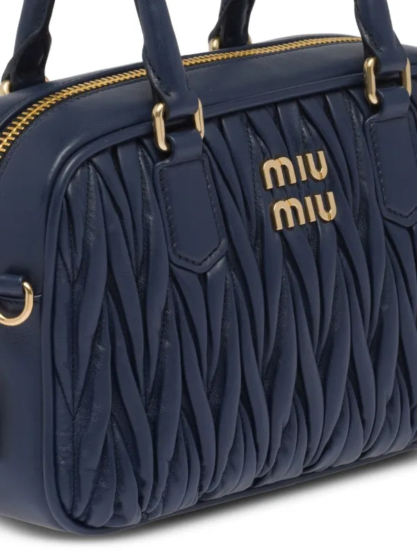 Miu Miu ミュウミュウ マテラッセ レザーハンドバッグ - Farfetch