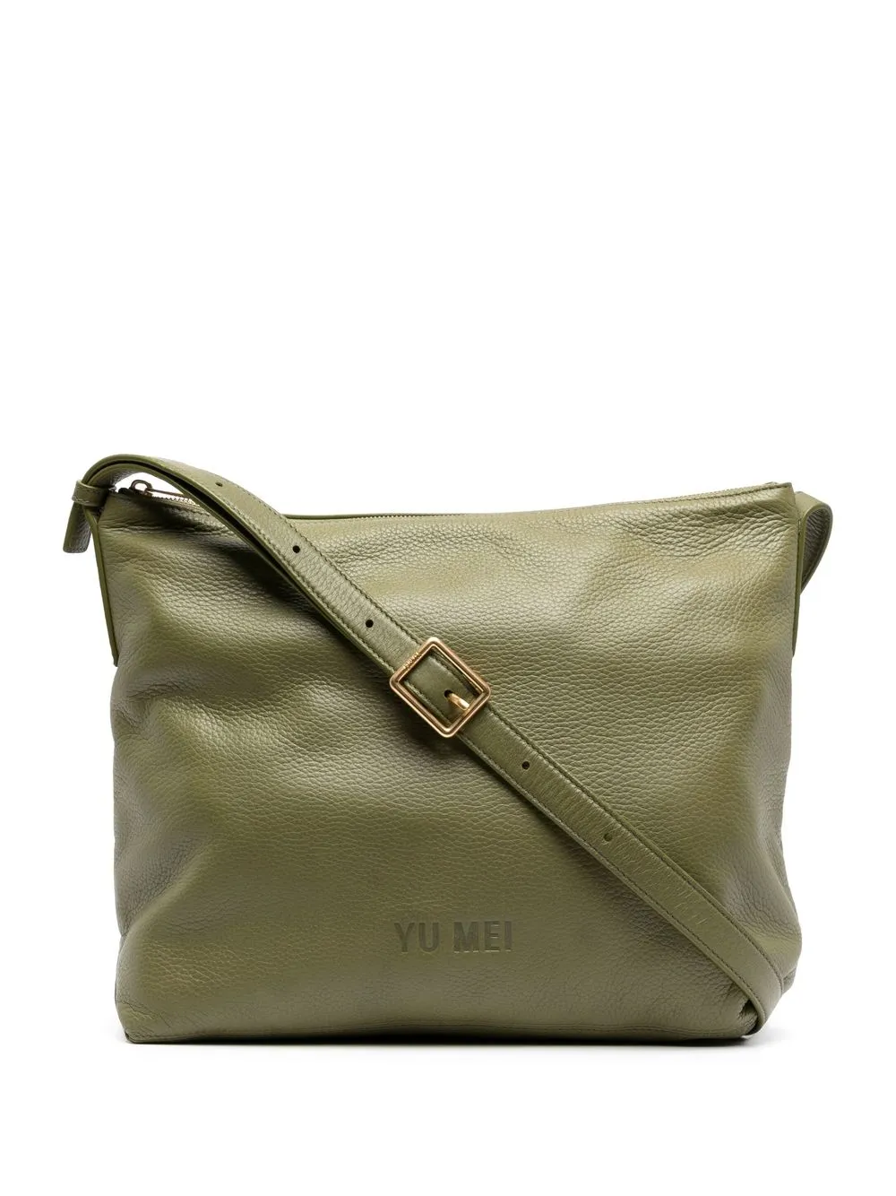 

Yu Mei debossed-logo crossbody bag - Green