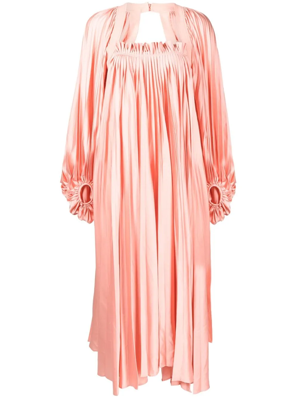 

Acler Moston pleated midi dress - Pink