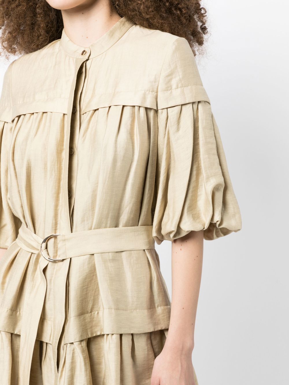 Acler Pleated Belted Dress - Farfetch