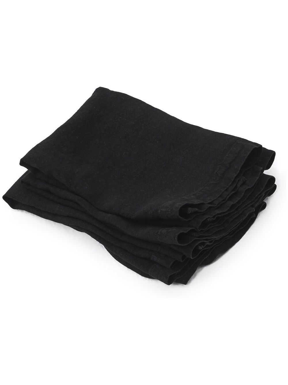 Tekla Linen Napkin Set In Black