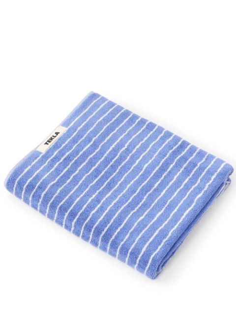 TEKLA striped terry bath towel