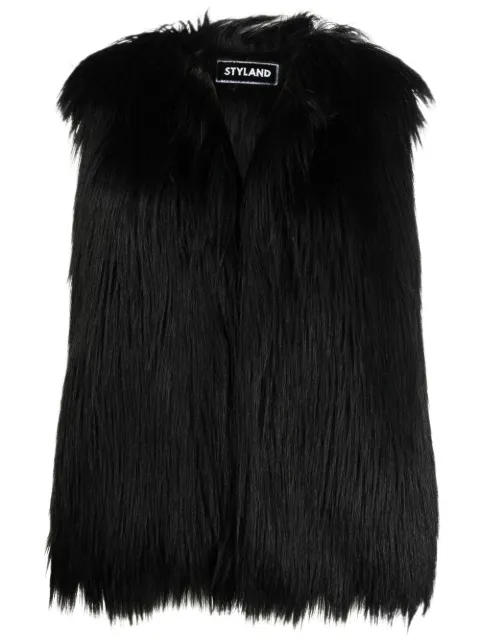 STYLAND chaleco de pelo artificial