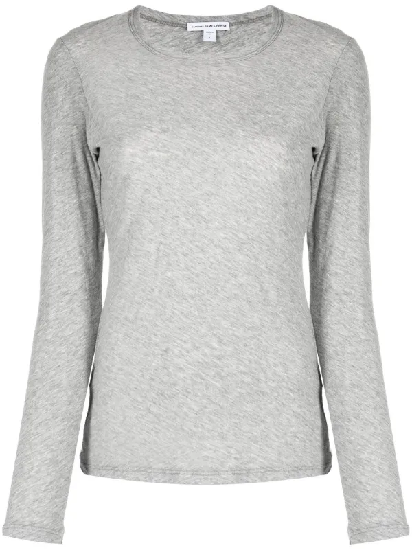 James Perse crew neck long sleeve T shirt Farfetch