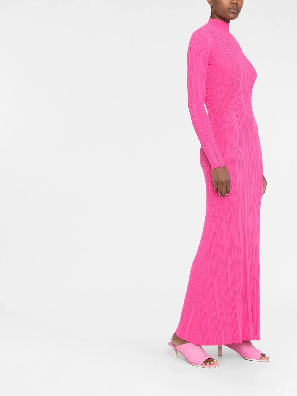 Lenzuolo pleated long dress