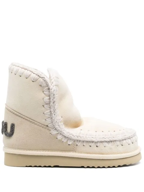 Mou Eskimo 18 glitter logo ankle boots