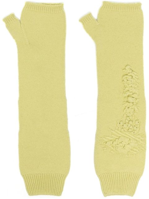 Barrie cashmere fingerless mittens