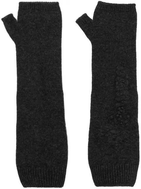 Barrie cashmere fingerless mittens