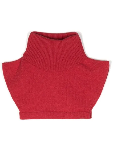 Barrie high-neck cashmere collar