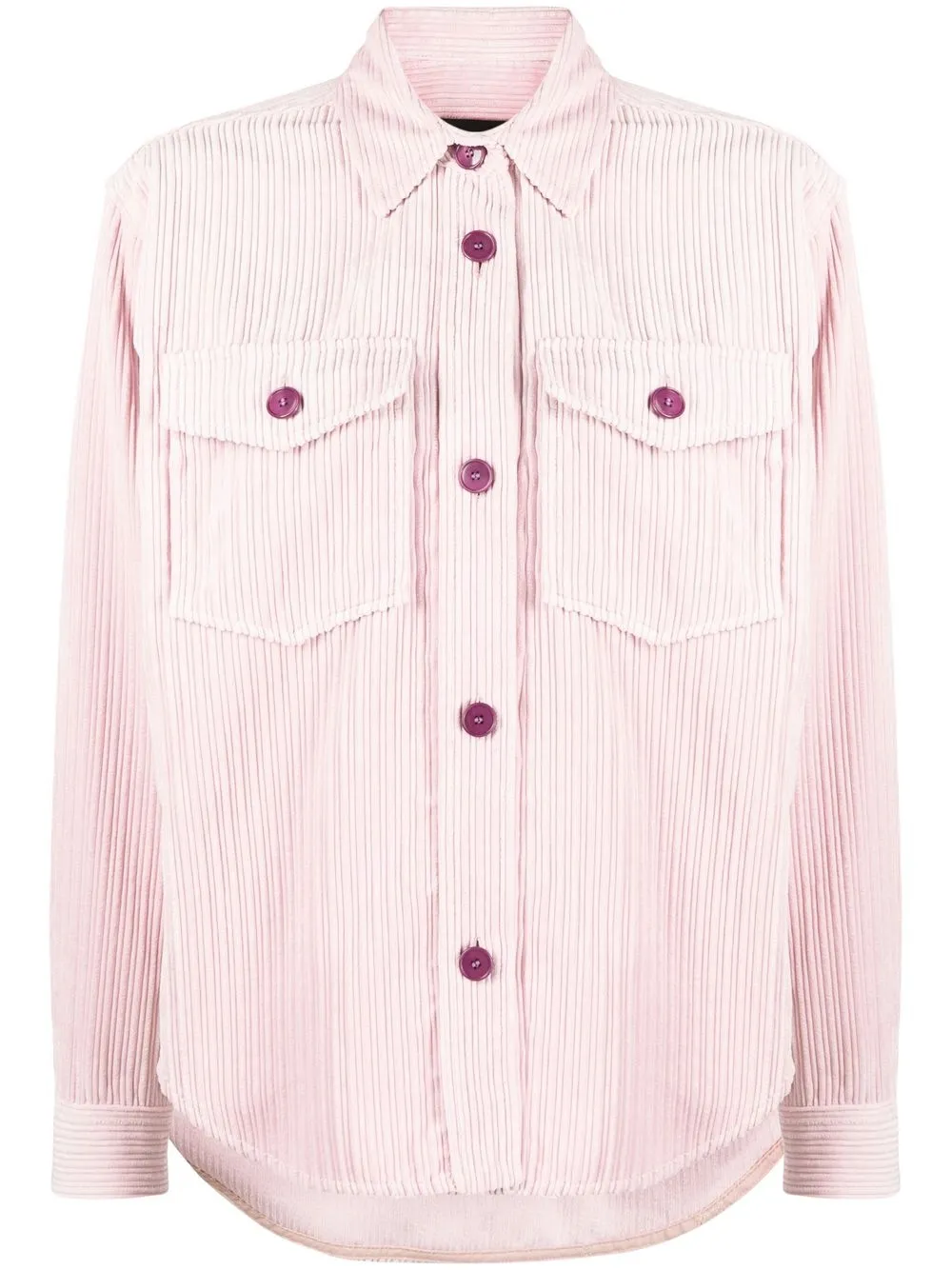 

Isabel Marant Madiana corduroy overshirt - Pink