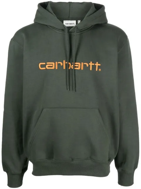 Carhartt WIP embroidered-logo long-sleeve hoodie