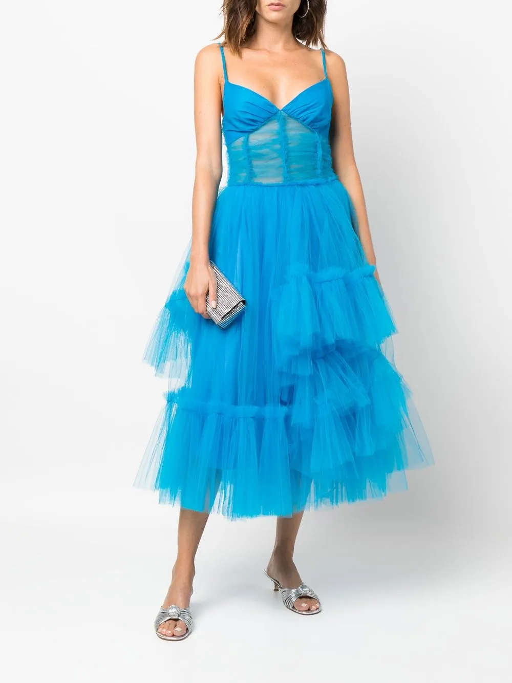 ACT Nº1 Tiered Tulle Midi Dress - Farfetch