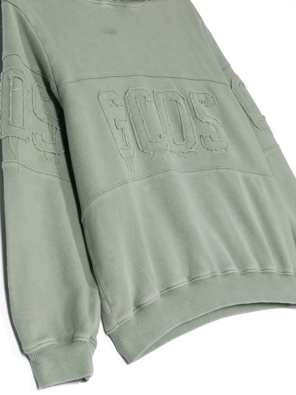  Gcds Kids Hoodie Mit Logo Applikation   Grün 
