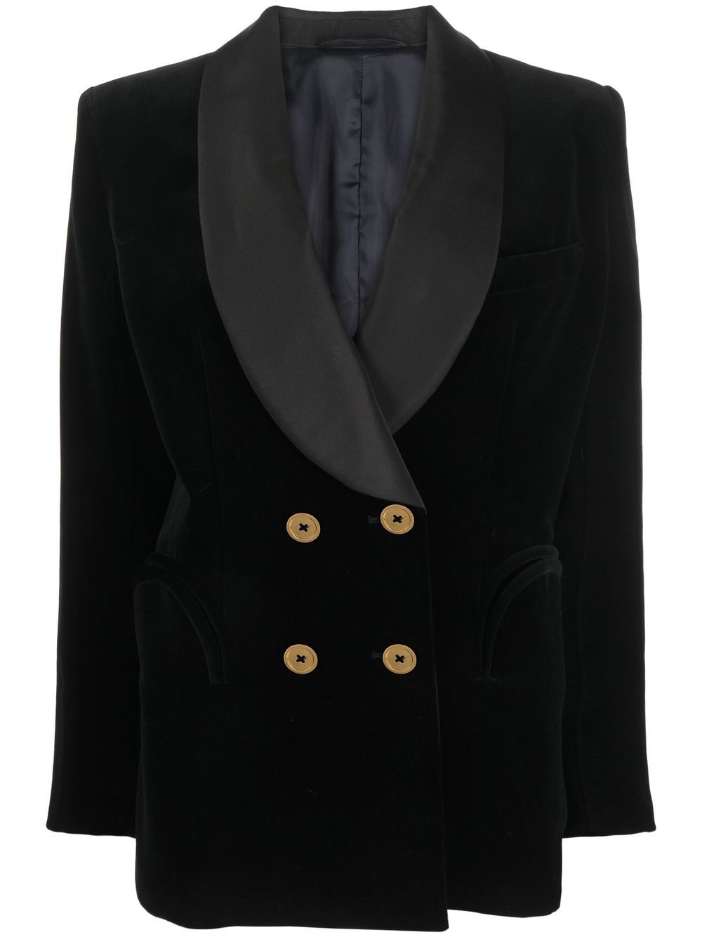 

Blazé Milano Jealousy Black double-breasted blazer