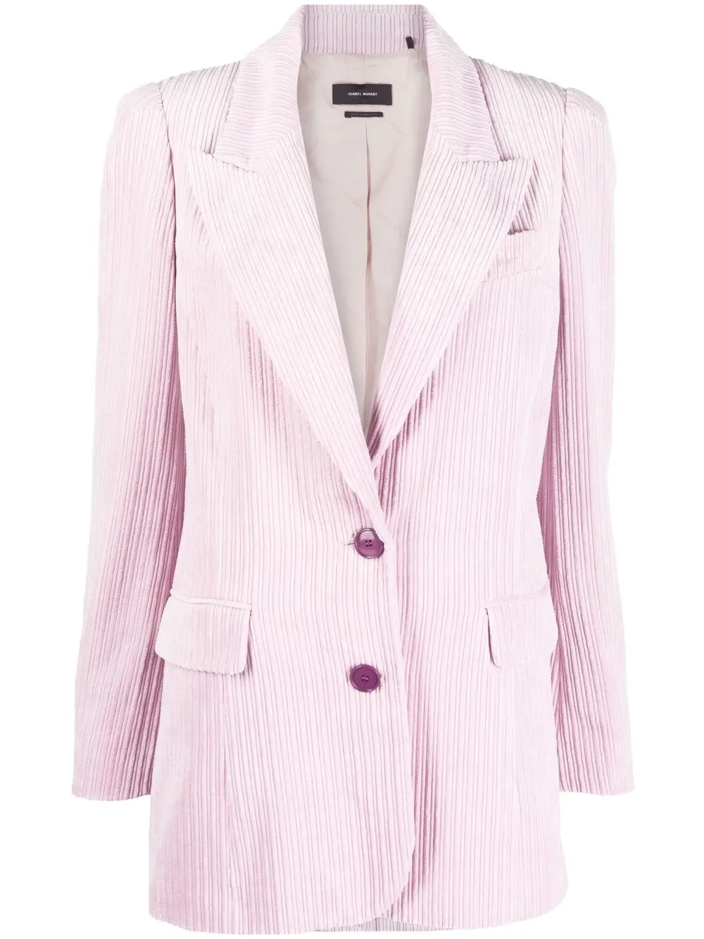 

Isabel Marant blazer de pana Malyake - Rosado