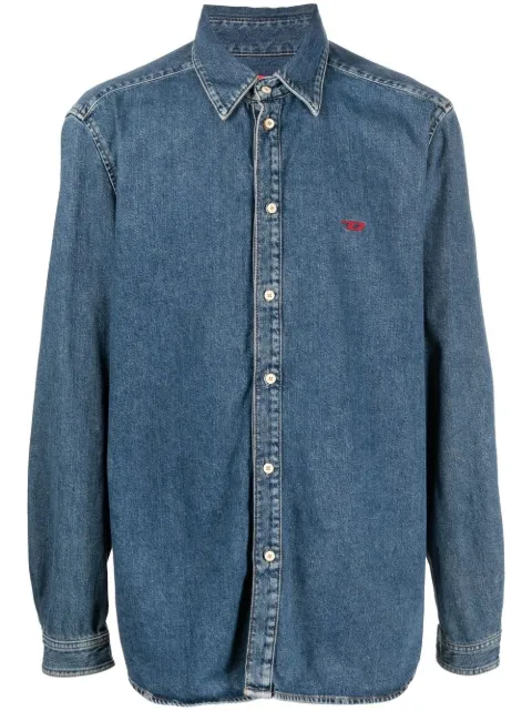 Diesel Overhemd met geborduurd logo