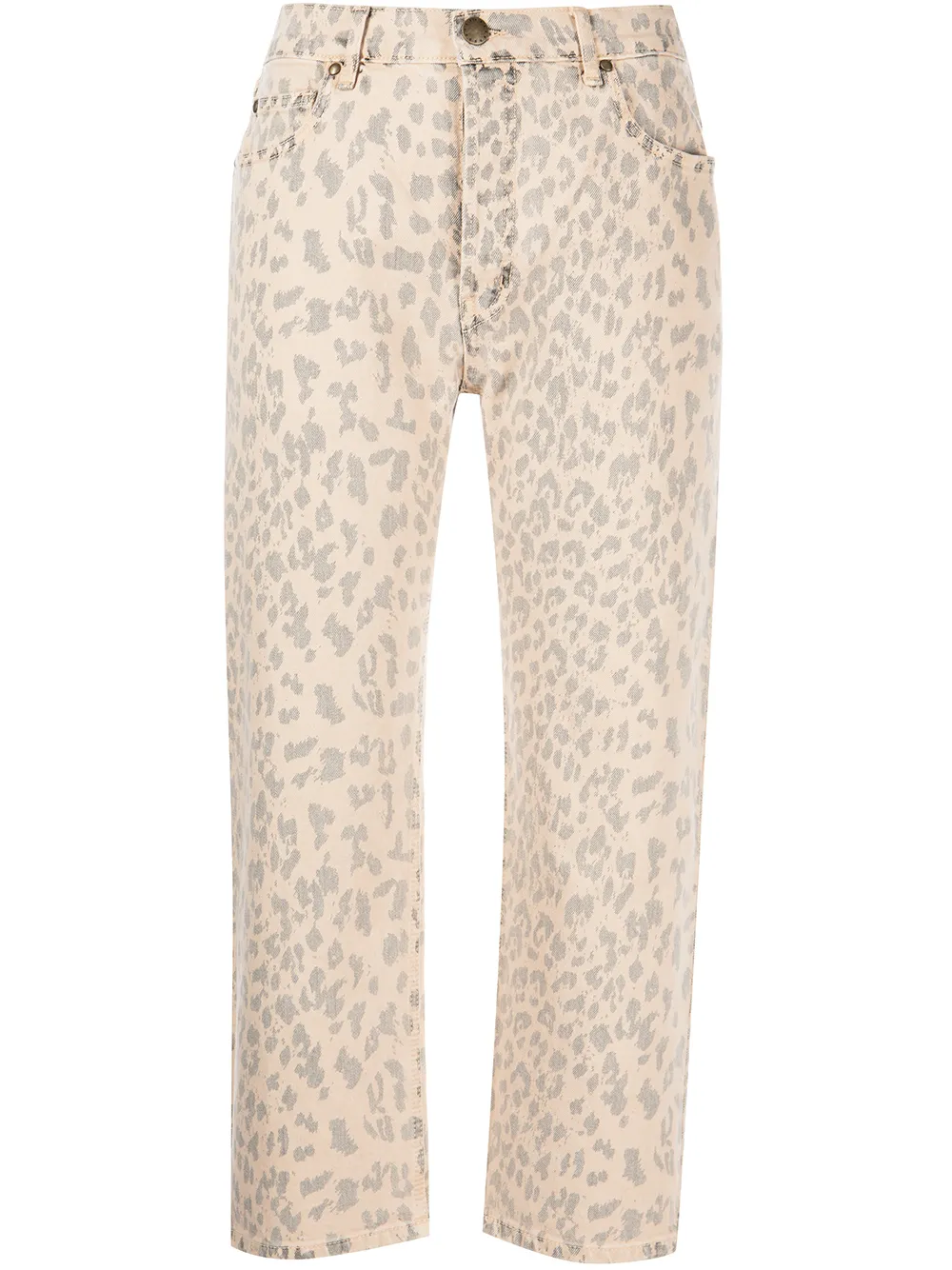 

The Great. Wayne leopard-print jeans - Neutrals