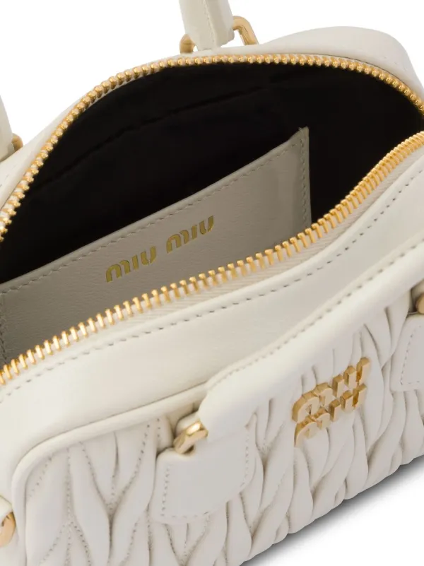 Miu Miu Matelassé Mini Tote - Farfetch