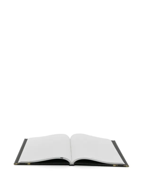 Versace Home Barocco logo-print Notebook | Black | FARFETCH