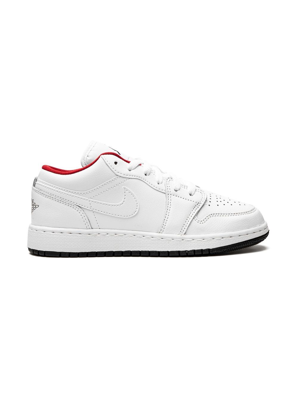 

Jordan Kids tenis Air Jordan 1 Low - Blanco