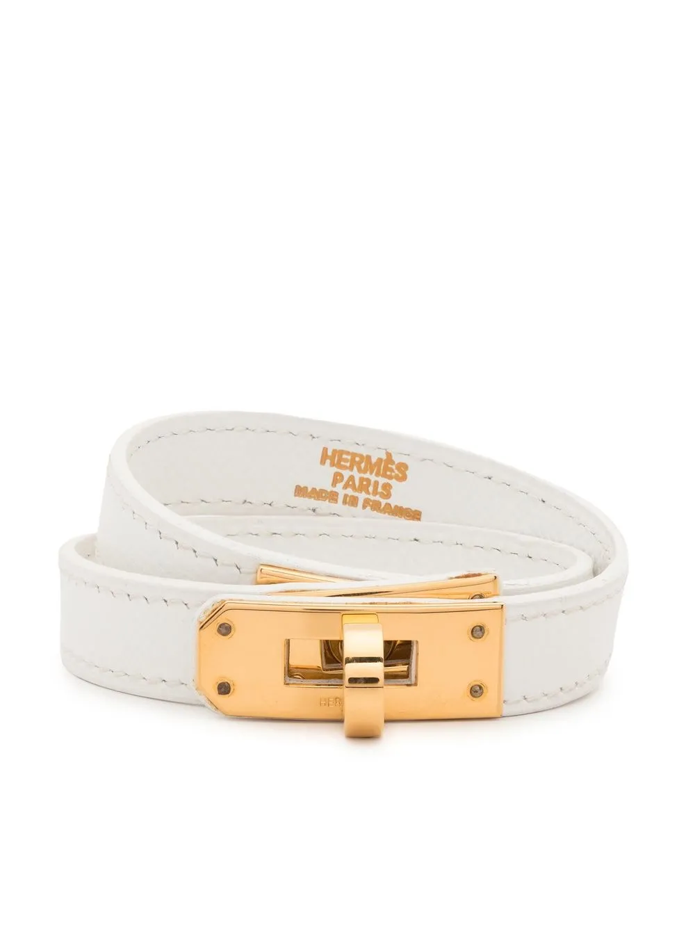 

Hermès pulsera Kelly Double Tour 2005 pre-owned - Blanco