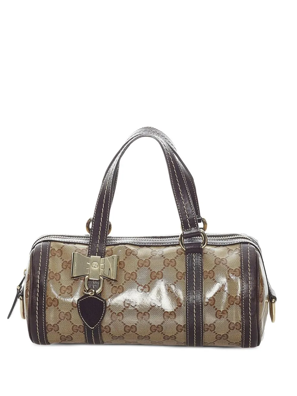 

Gucci Pre-Owned GG monogram Crystal Duchessa Boston bag - Brown