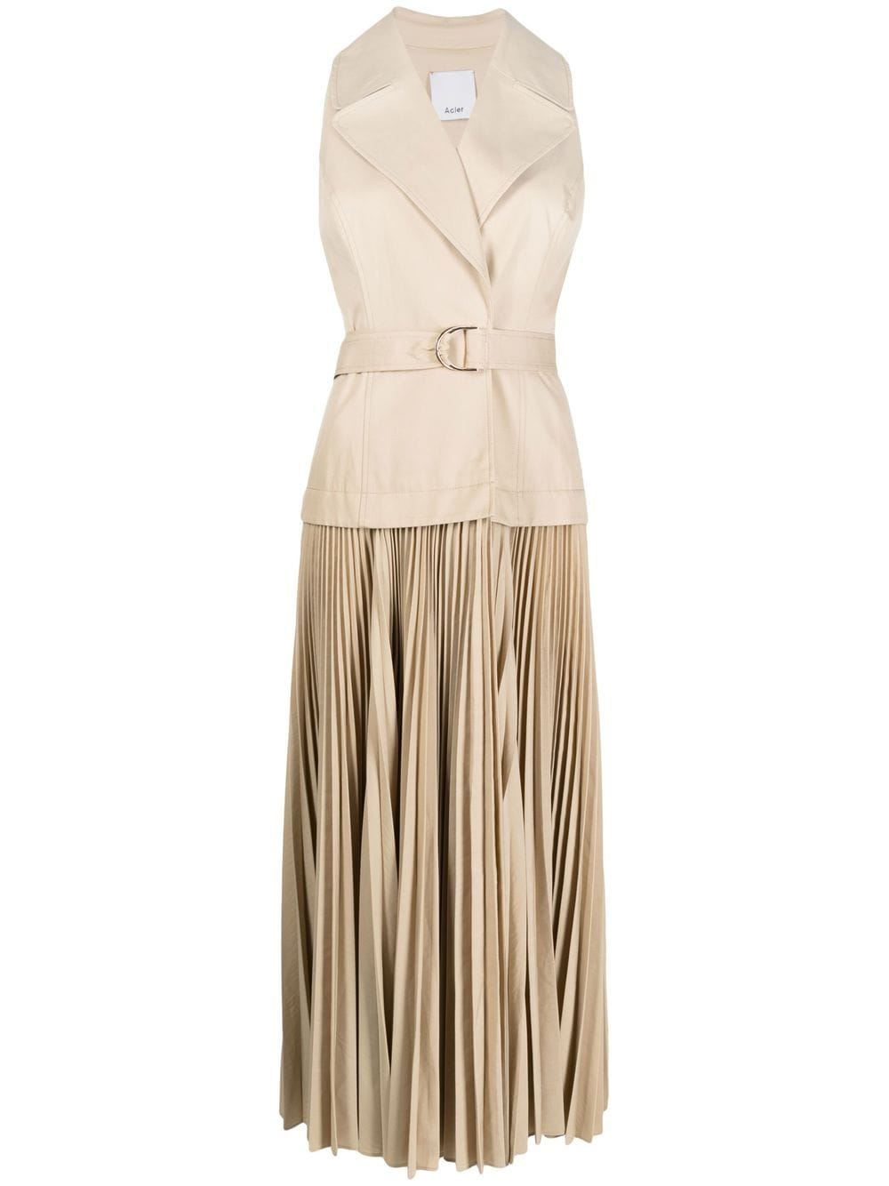 Acler Layered Pleated Dress - Farfetch